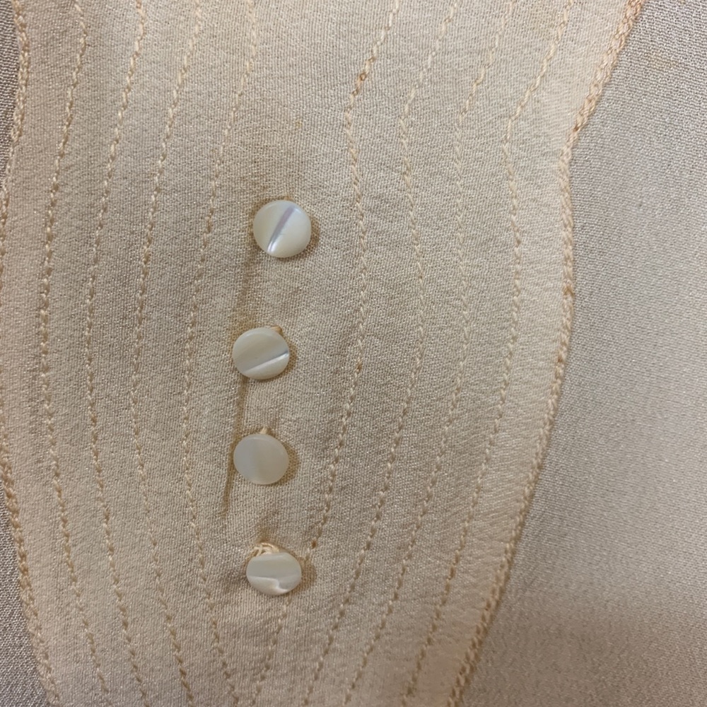 🍱Gorgeous Hand Made Shift Dress w/ Pearl Buttons - Picture 12 of 16